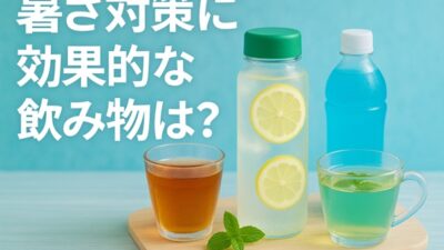 タスカルナに暑さ対策に効果的な飲み物について監修した記事がUPされました